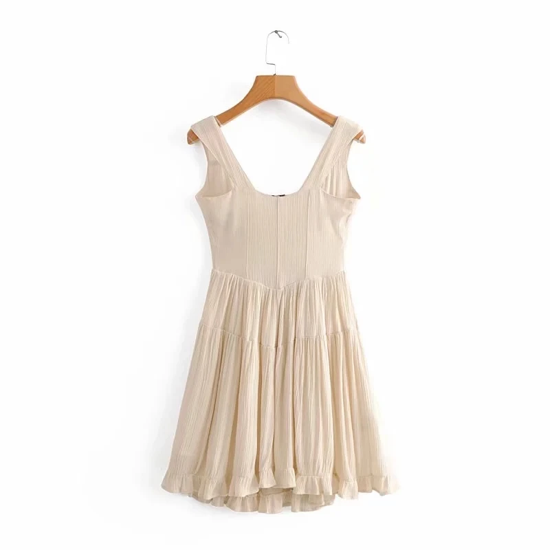 Женский винтажный плиссированный Короткий комбинезон повседневный черный