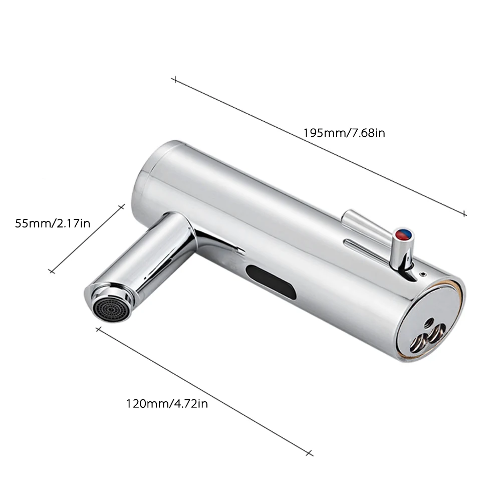 Смеситель для раковины Автоматический Бесконтактный кран ванной комнаты