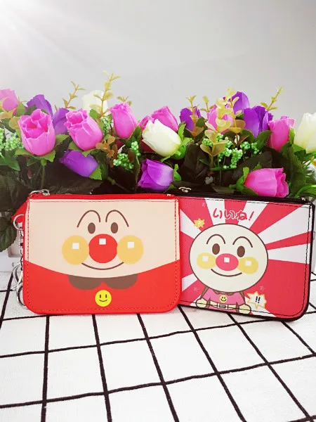 1 шт. Anpanman аниме плюшевая держатель для карт PU мультфильм Кредитные ID сумки на