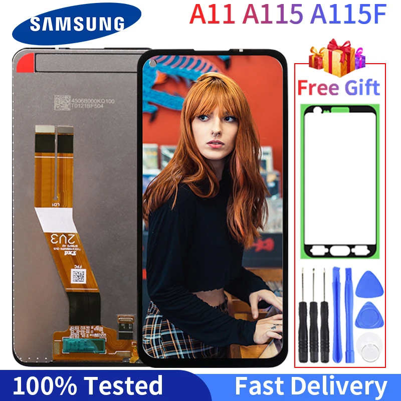 100% Оригинальный Super AMOLED ЖК дисплей для SAMSUNG GALAXY A11 A115 A115F сенсорный экран