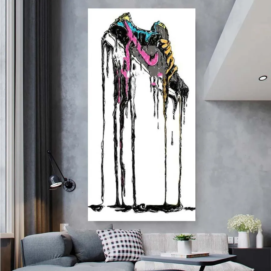 

Камни в форме ромба Набор для рисования с круглыми камнями и полотном Абстрактная живопись обувь Алмазная Вышивка крестом современный граф...