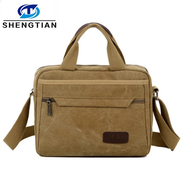 

New Style Outdoor Men's Canvas Shoulder Bag Handbag Casual Men's Shoulder Oblique Handbag MEN'S Bag