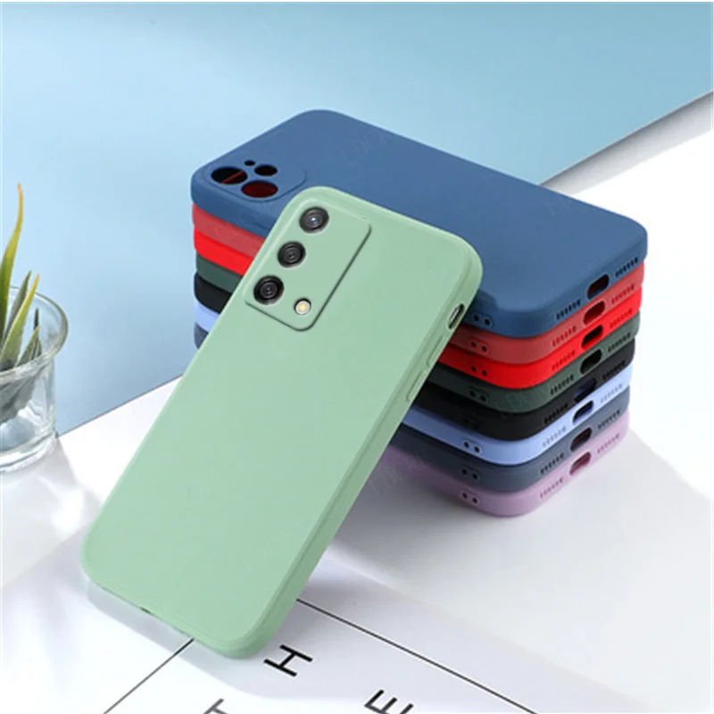Чехол для OPPO A74 чехол роскошные противоударные мягкие чехлы из жидкого силикона A