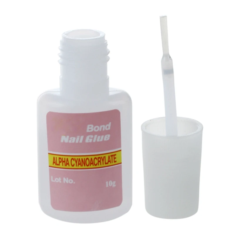 

6 X Adhesive Glue Capsule For Fake Nails Decoration Nail Art Jewelry