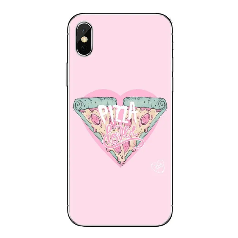 pink pizza Pattern Collage Mobile Phone Case For Huawei Honor 7X V10 6C V9 6A Play 9 Mate 10 Pro Y7 Y5 P8 P10 Lite Plus GR5 2017 |