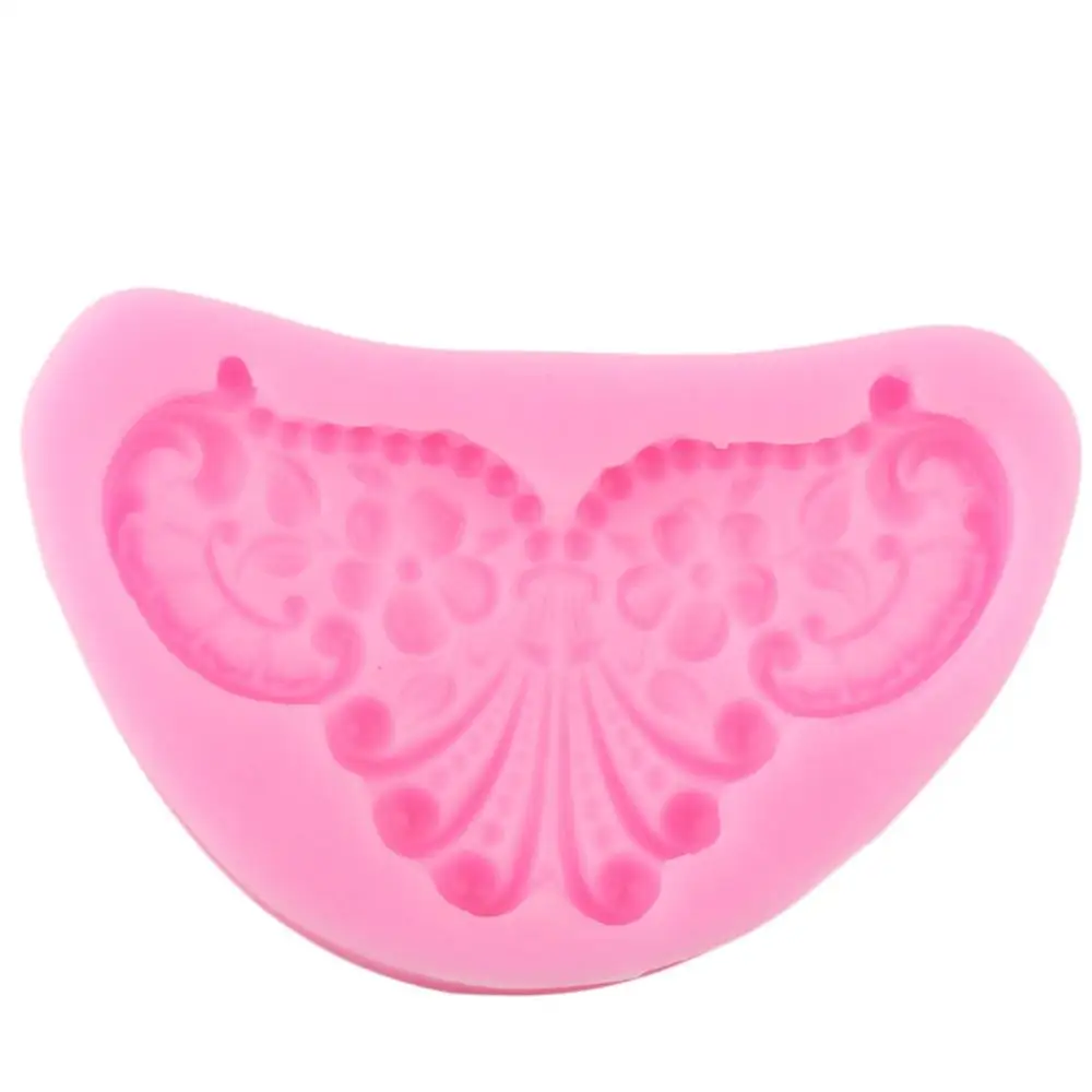 3D зеркального отображения медальон рамки силиконовые формы в стиле барокко