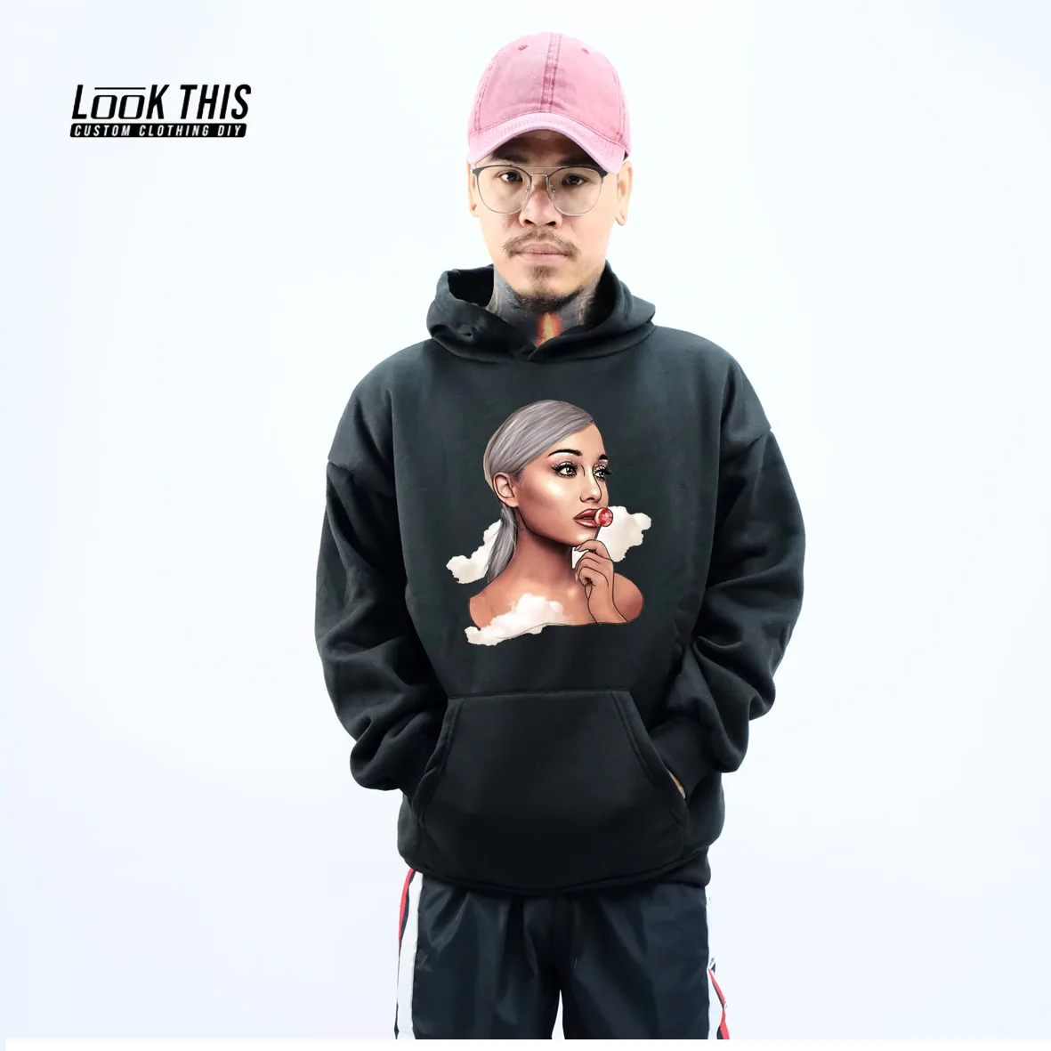 

Ariana Grande Anime Design Manga CharactersMen's Hoodies Hooded Sweatshirt Streetwear Harajuku Men Women Hoodie Pullover Hoody