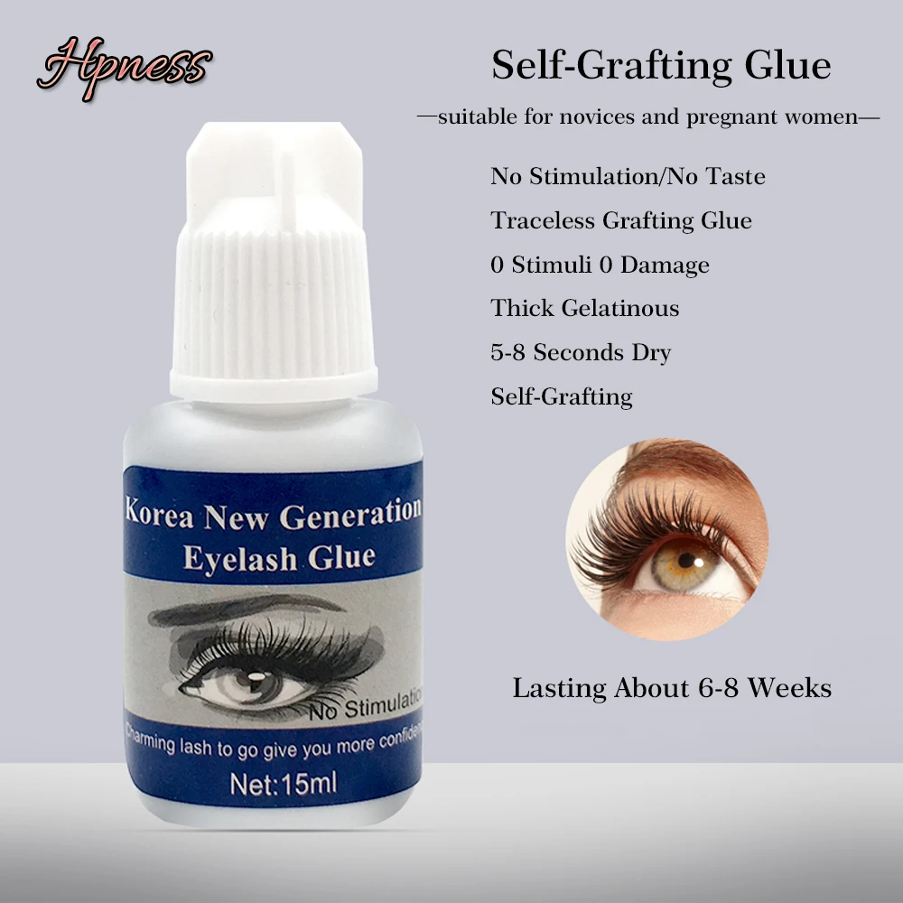 

Professional Non-irritating Glue For Eyelash Extension1-2s Dry Last Free Design Korea Glue Keep For 6-7 Weeks Free Shipping