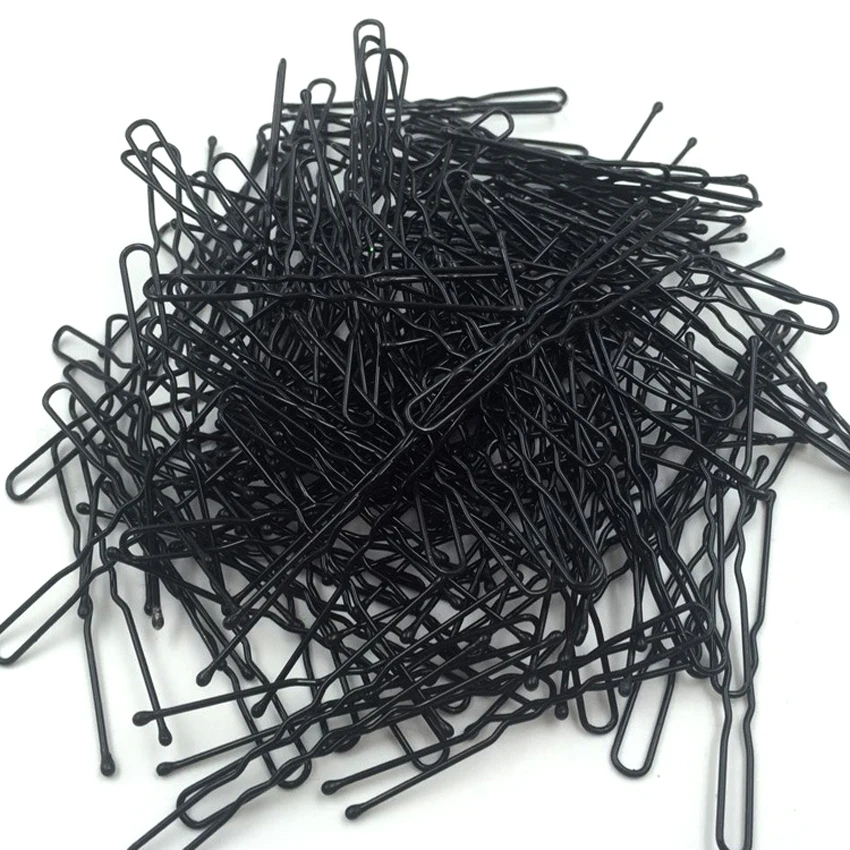 

200 Pcs/Box Hair Braid Clips Ball Tip Metal U Shape Clip In 3 Size Professional Hair Styling Tools Barber Accessories Hair Clips