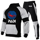 Спортивный костюм мужской, с принтом логотипа Padi, на осеньзиму, спортивный костюм, спортивный костюм, 2021
