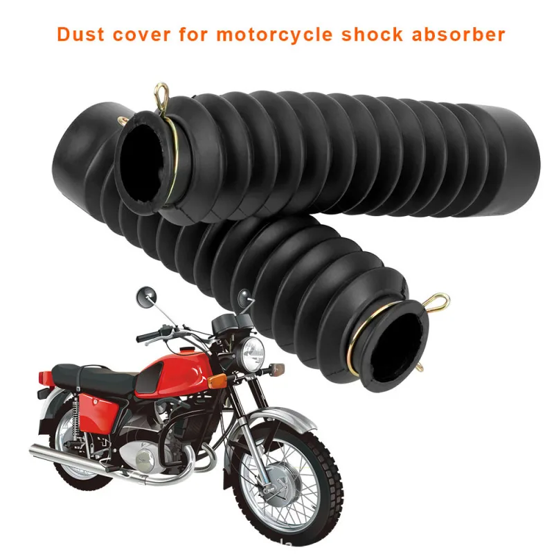 

2Pcs Motorcycle Front Fork Shock Absorber Dust Cover Universal Dust Proof Sleeve Protector Motorcycle Shock Absorber Dust Cover