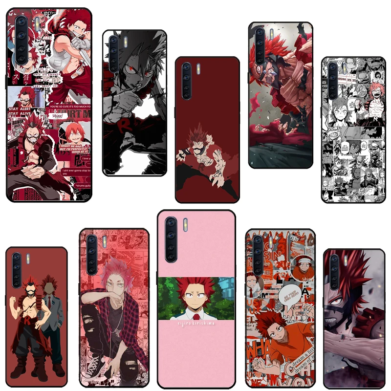 Чехол-накладка Eijiro Kirishima Hero Academia для OPPO Reno 2Z 2F 5 Lite A5 A9 A53 2020 A53S A1K A15 A52 A72 A83 A54 A74 A94.