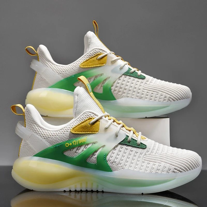 

Running shoes fashion Korean version men's casual shoes outdoor non-slip mesh breath sports sneakers colourful shoes Zapatillas