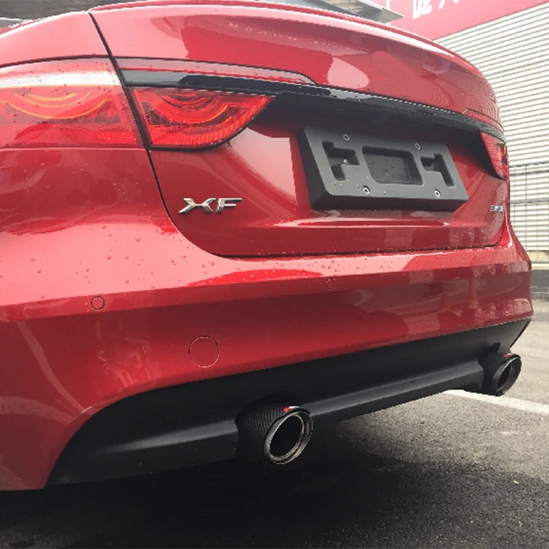 2 шт. углеродное волокно выхлопная труба для автомобиля глушитель наконечники