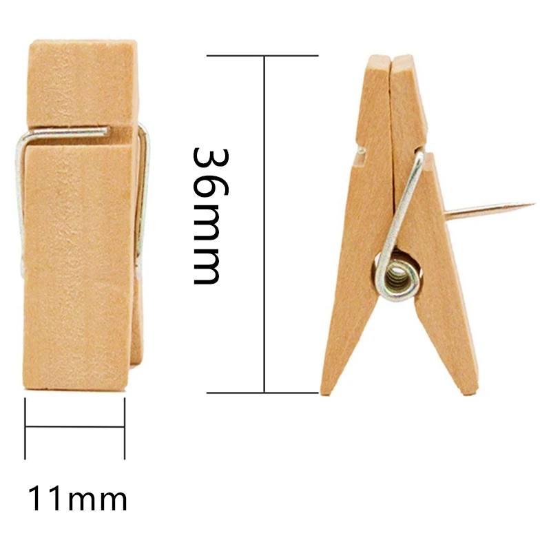 Нажимные зажимы-90 бумажных зажимов с булавкой для документов/работ/школьных