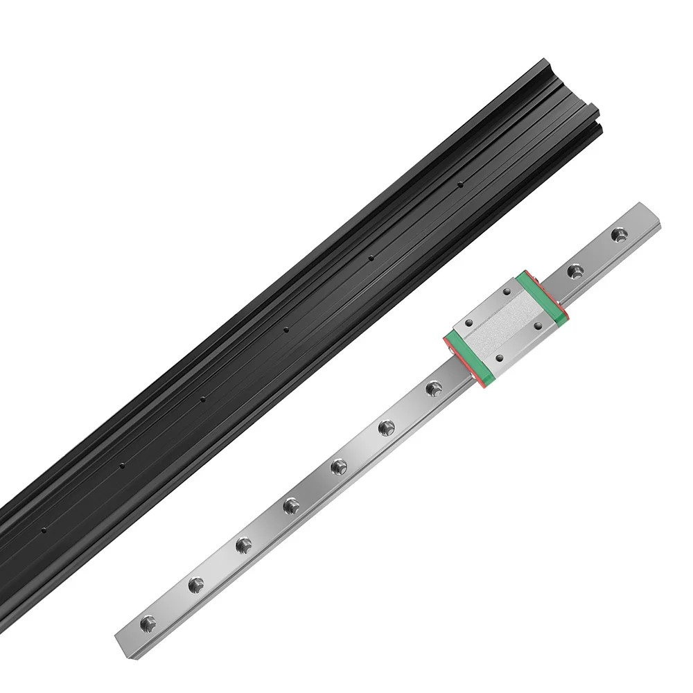 1 компл. 2040 V-Slot черный алюминиевый профиль + линейная направляющая MGN 200/300/350/400/450/500