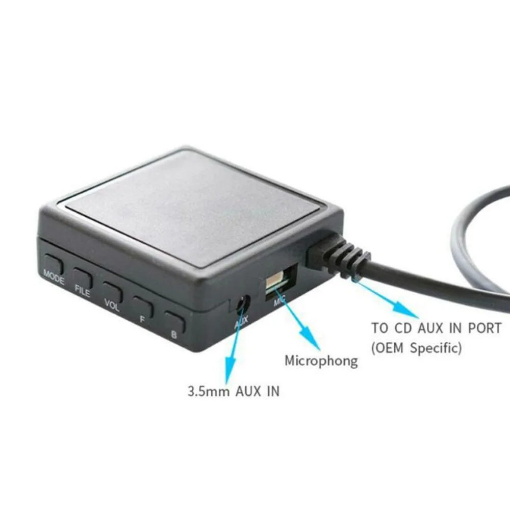 12 В Bluetooth 5 0 Модуль громкой связи AUX кабель карта для модели Pioneer IP-BUS Универсальная