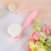 facial superfine fibre soft facial brush deep pore cleansing massage brush nylon face washing brush with long handle beauty tool