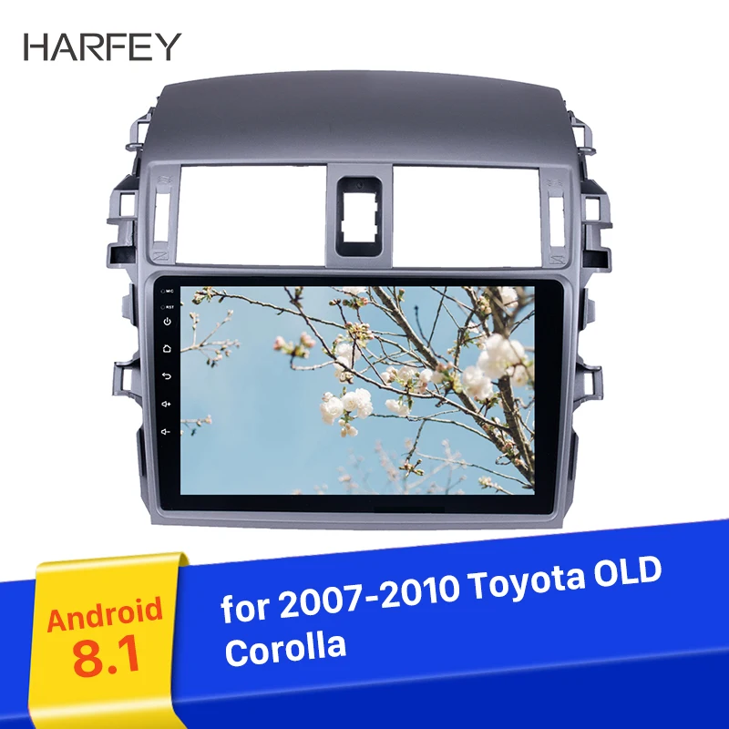 Мультимедийный проигрыватель Harfey с GPS для автомобиля стерео 9 дюймов головное