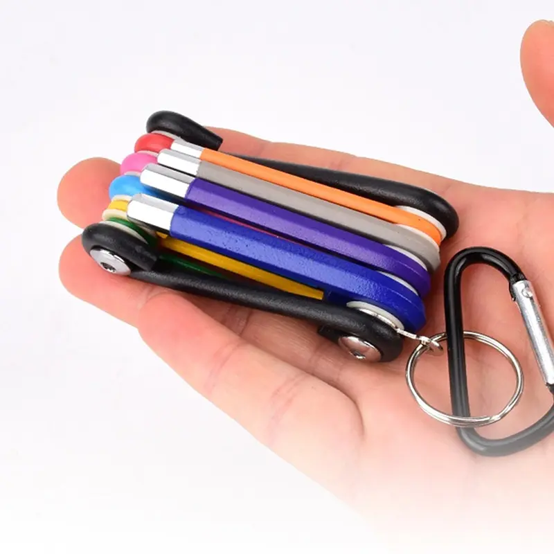 

9pcs/set Screwdriver Hex Allen Wrench Set Colour Coding Wear-resisting Anticorrosion Allen Key Sets Hexagon Torx Star Spanner