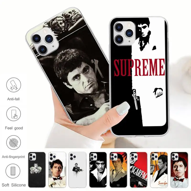 

Scarface Tony Montana Transparent Phone Case Cover For Huawei P20 P40 Lite P30 Pro P Smart 2019 Honor 10 10i 20 Lite