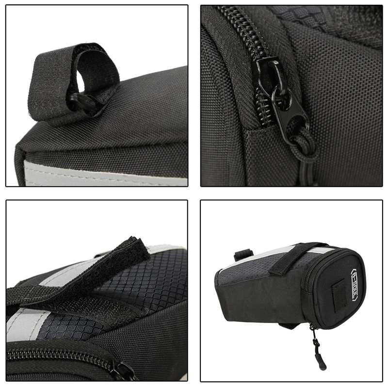 Portable Bicycle Saddle Bag Bike Storage Seat Cycling Tail Rear Pouch Riding Accessories | Спорт и развлечения