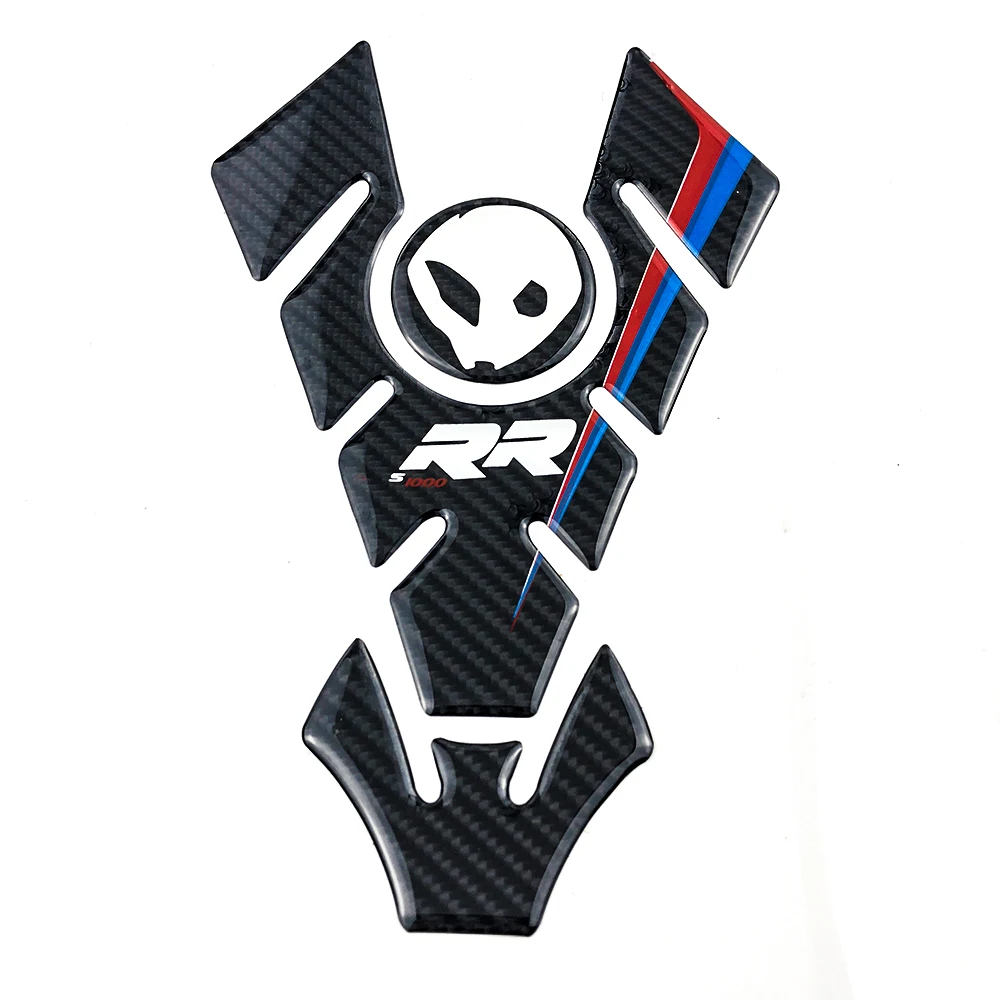 Черная задняя крышка для топливного бака мотоцикла 3D из углеродного волокна