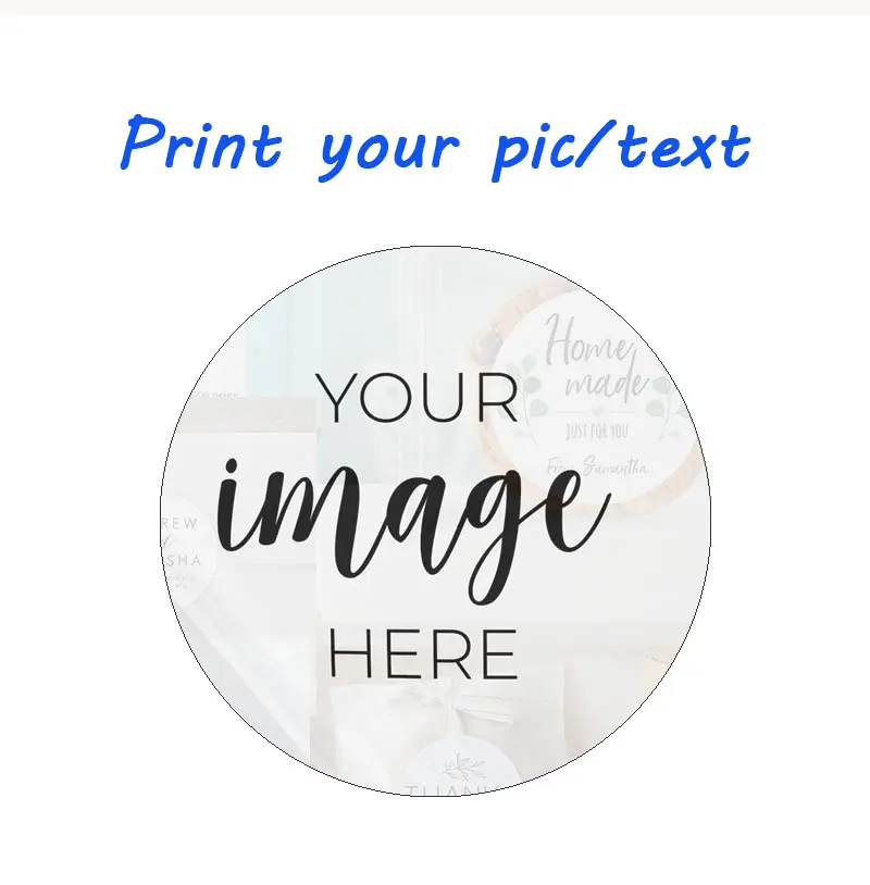 

Наклейки на заказ, 2-6 см, выпечка в подарок, наклейка на мешок