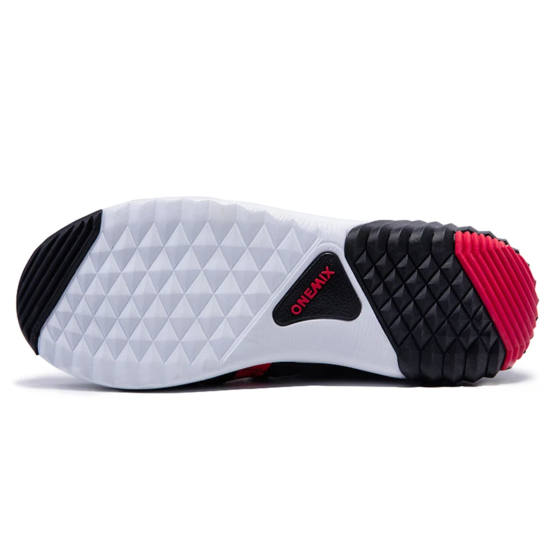 Мужские беговые ботинки ONEMIX с подушкой легкие удобные спортивные увеличивающая