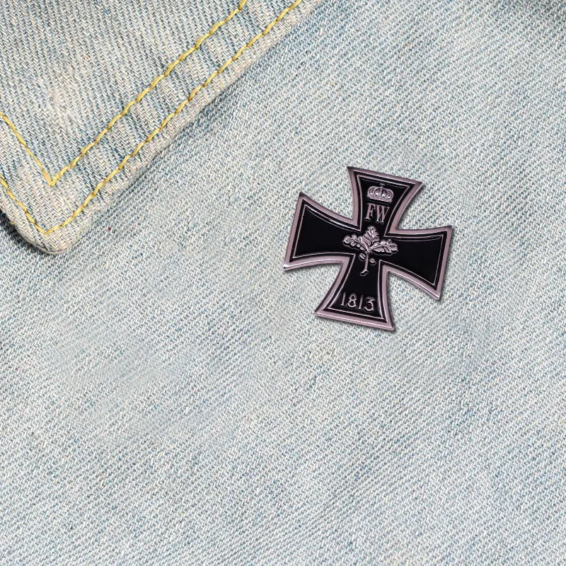 Немецкий y FW 1813 дубовый лист Железный крест заказ медаль металлический