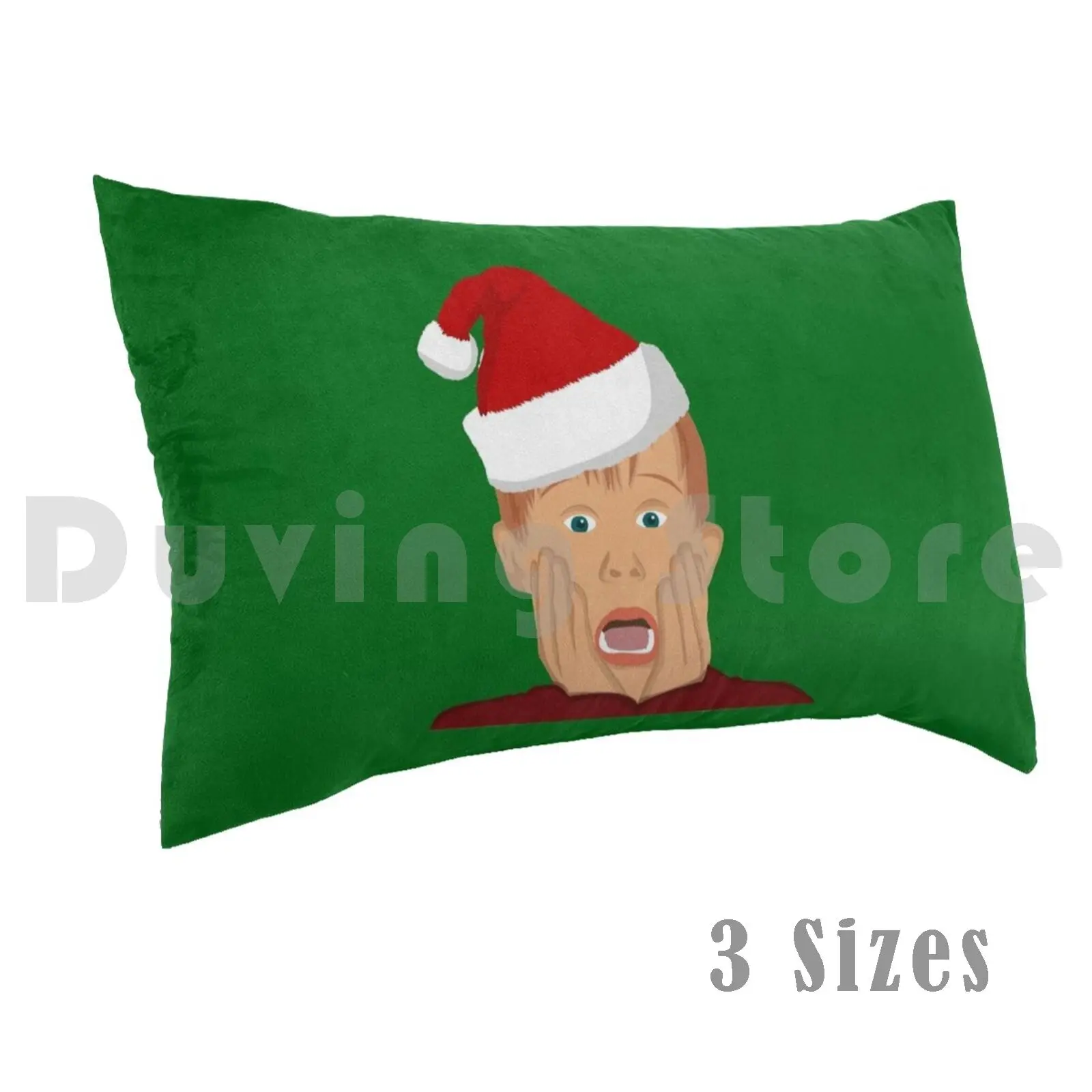 

Home Alone Movie Santa : Macaulay Culkin Christmas Holiday Pillow Case DIY 50x75 Home Alone Home