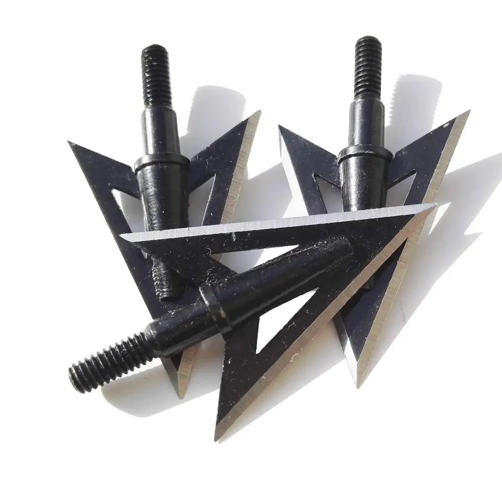 6 шт. стрелы для стрельбы из лука универсальные металлические наконечники с