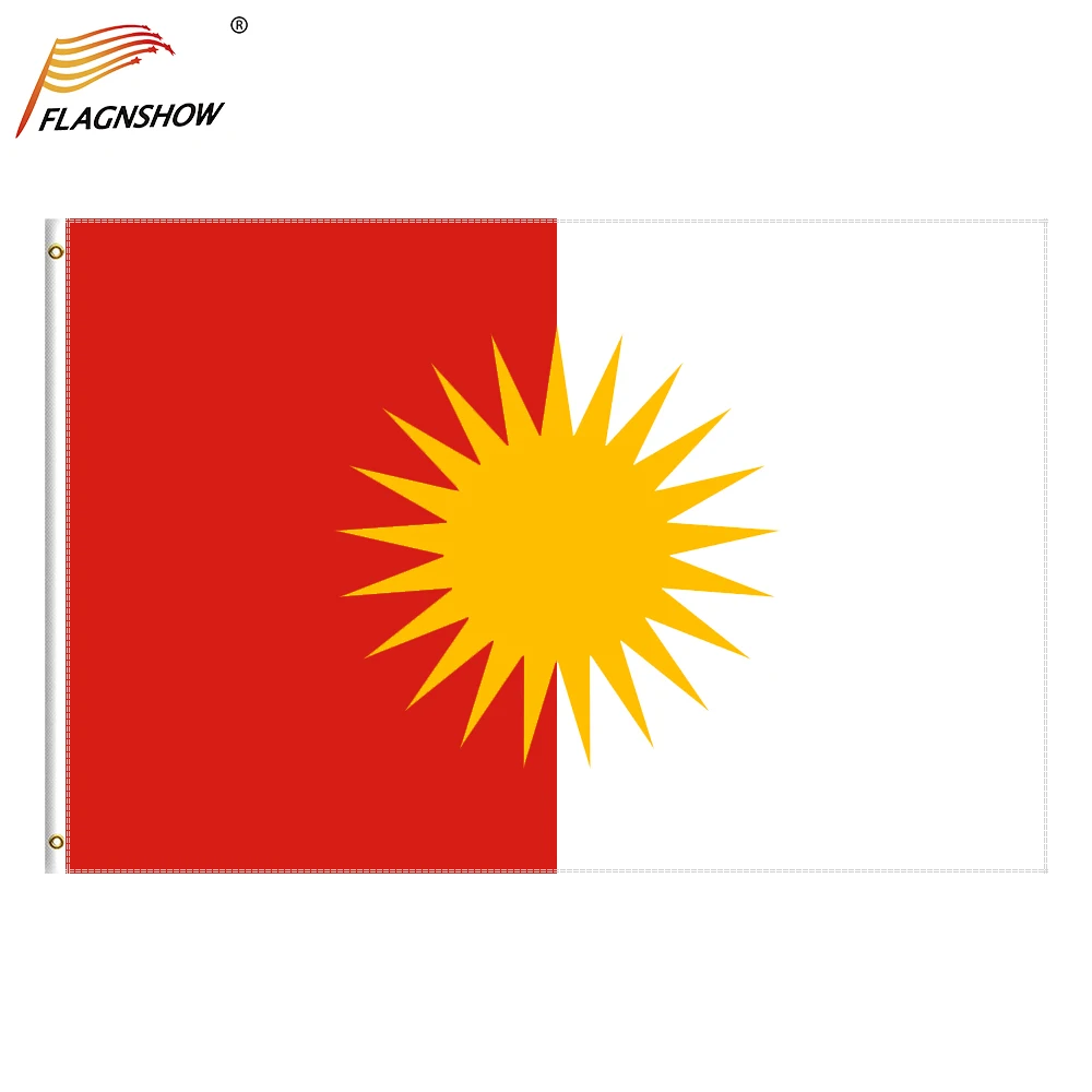 Flagnshow-Bandera y pancartas Yazidism, 2x3, 3x5 pies