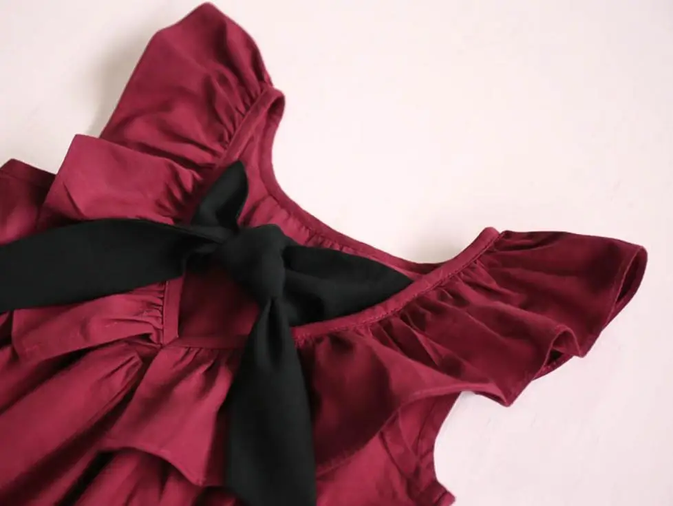 Платья для девочек милые праздничные вечерние платья принцессы с бантом 2019 г.