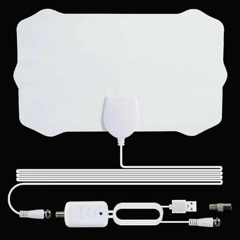4K TV Digital Antenna With Amplifier TV Digital HD HDTV 1080p 4K Skywire Indoor 60-80 MILES Long Range Antenna