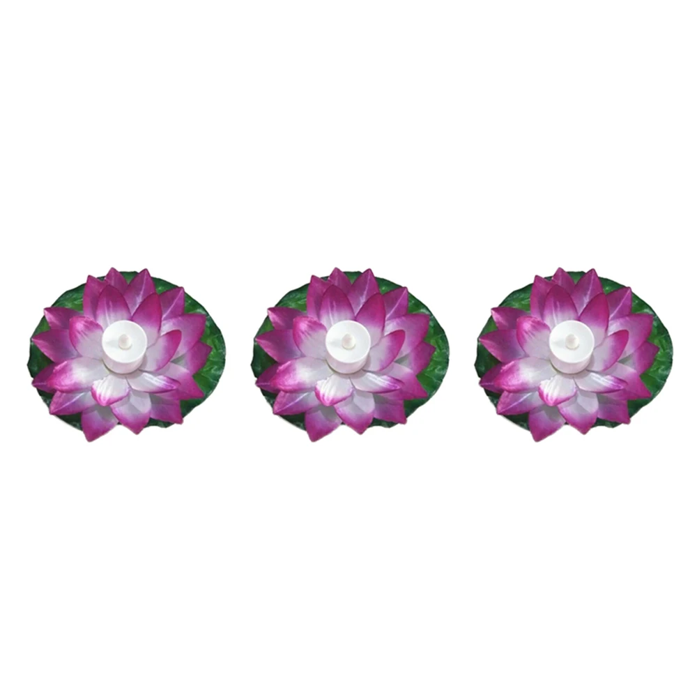 3 шт. светодиодные электронные свечи в виде лотоса|Фонари| |