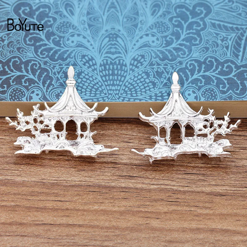 BoYuTe Wholesale 20Pcs Metal Alloy 39*31MM Kiosk Jewelry Materials Diy Hand Made Accessories Parts | Украшения и аксессуары