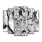 Милый японский чехол для телефона с аниме девушкой из мультфильма для Samsung Galaxy A8 A9 A7 A750 A6 A5 A3 A6S A8S Star Plus 2016 2017 2018 черный чехол для телефона