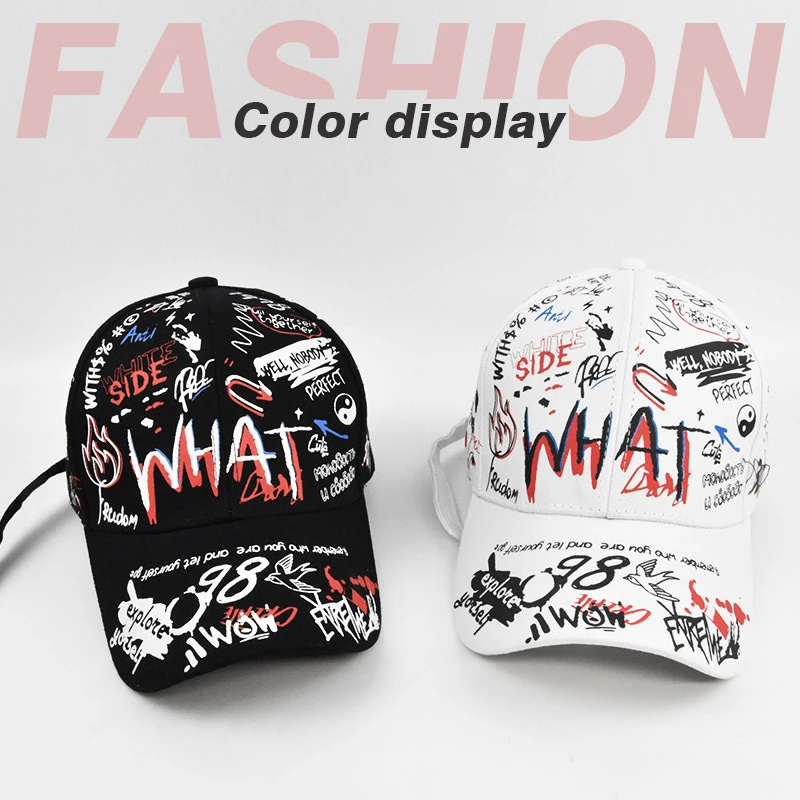 

Бейсболка с прямым козырьком для хвоста, Стильная кепка в стиле хип-хоп, с защитой от солнца, для мужчин и женщин, с принтом граффити и надпис...