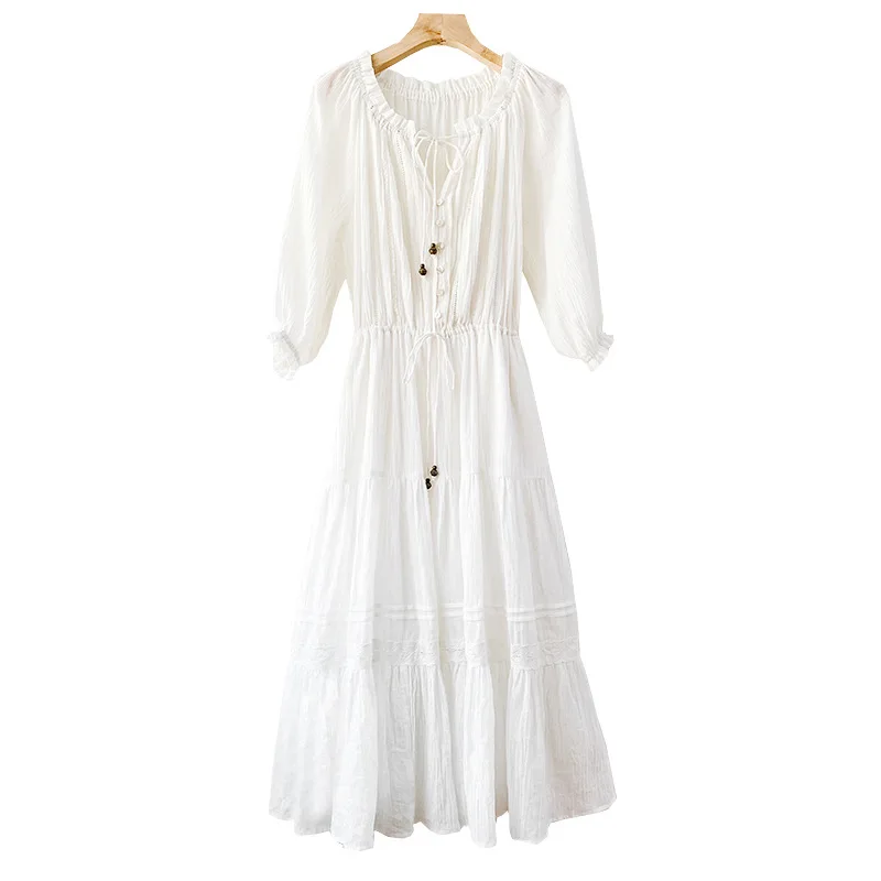 

New Summer French style dress female Bohemian holiday dress Ins style skirt