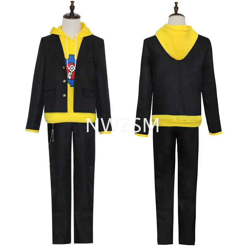 2021 новый аниме SK8 бесконечности реки Kyan желтый костюм Косплей свитер с капюшоном