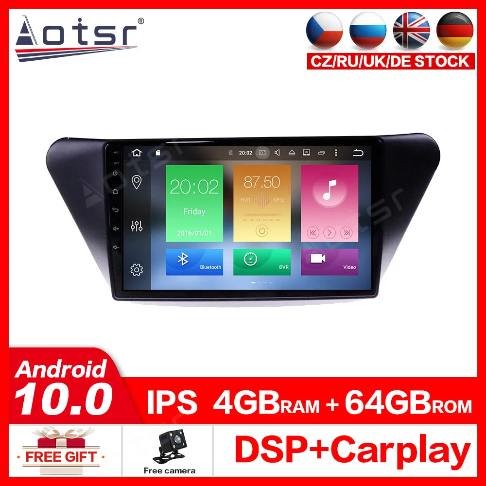 Android 10 0 GPS навигатор радиоплеер для Lifan X50 2015 2019 видеоплеер стереоголовка