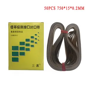 50pcs/lot 750*15*0.2mm Polytetrafluoroethylene belt for FR-900 Continuous Band Sealer or FRD-1000 Solid ink band sealer