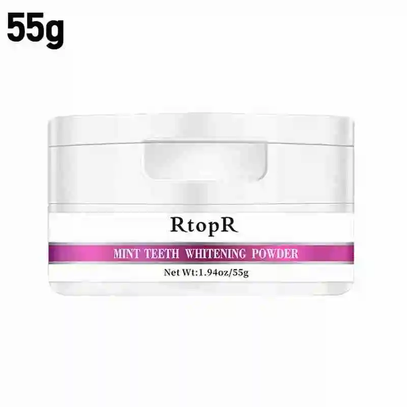 

55G Mint Fresh Breath Whitening Tooth Powder Cleaning Oral Remove Powder Tooth Whiten Plaque Brighten Hygiene Q1V5