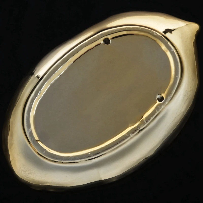 Декоративная керамическая тарелка с золотыми листьями фарфоровая для конфет