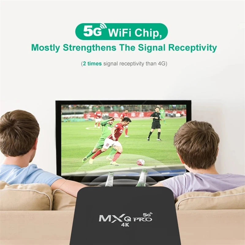 MXQ PRO 4K Φ Smart TV Box Android 9.0 5G WiFi Ram RK3228A 2 Гб 16 HD 3D Media Player 1080P Global | Электроника