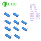 3006P 1K 2K 5K 10K 20K 50K 100K 200K 500K 1 м 100R 200R 500R триммерный потенциометр x 100 шт.