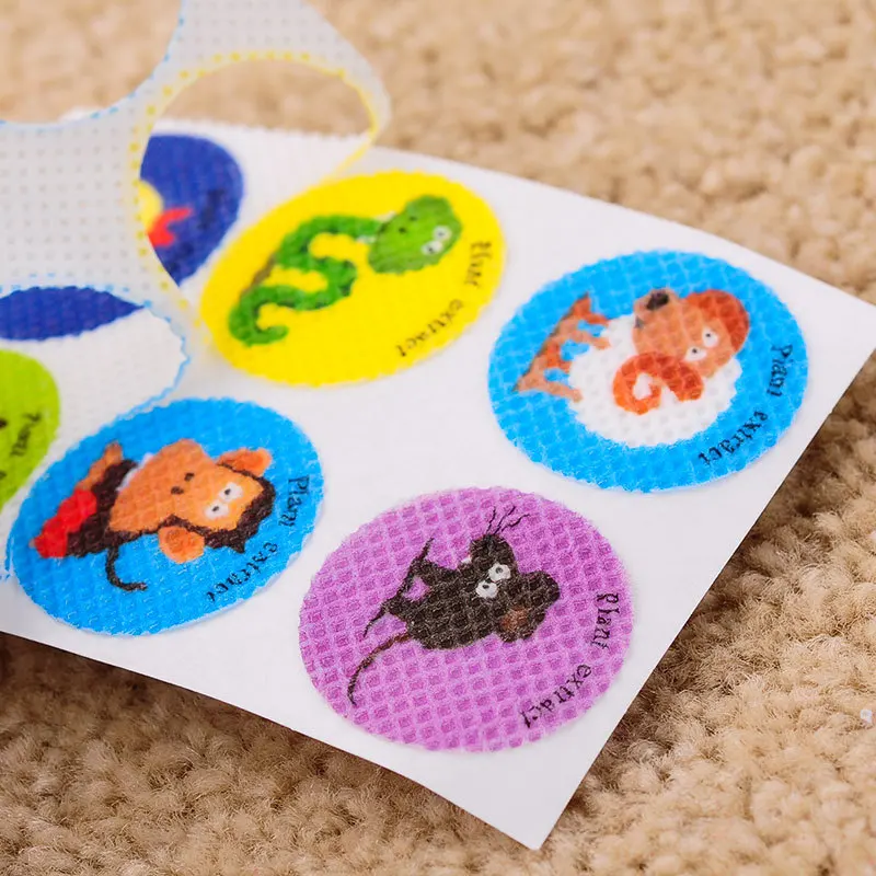 Пластыри от комаров 6/18/36 шт. уличные противомоскитные с рисунком животных