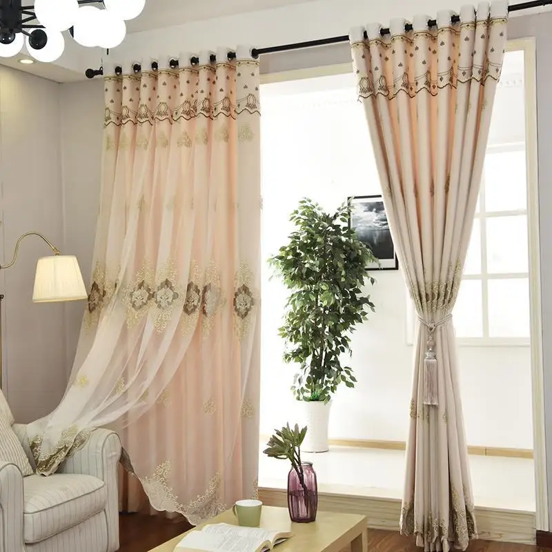 Европейская кухня Детские занавески Короткие Занавески для гостиной