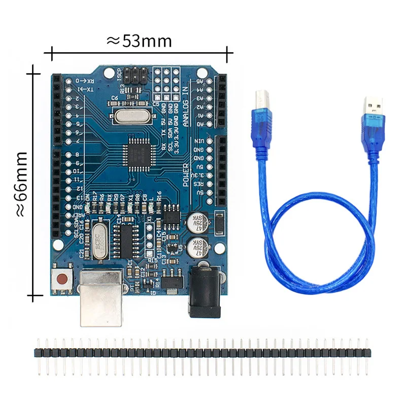 Один комплект tenstar Robot UNO R3 ATmega328P/CH340G Чип 16 МГц для Arduino UNO R3